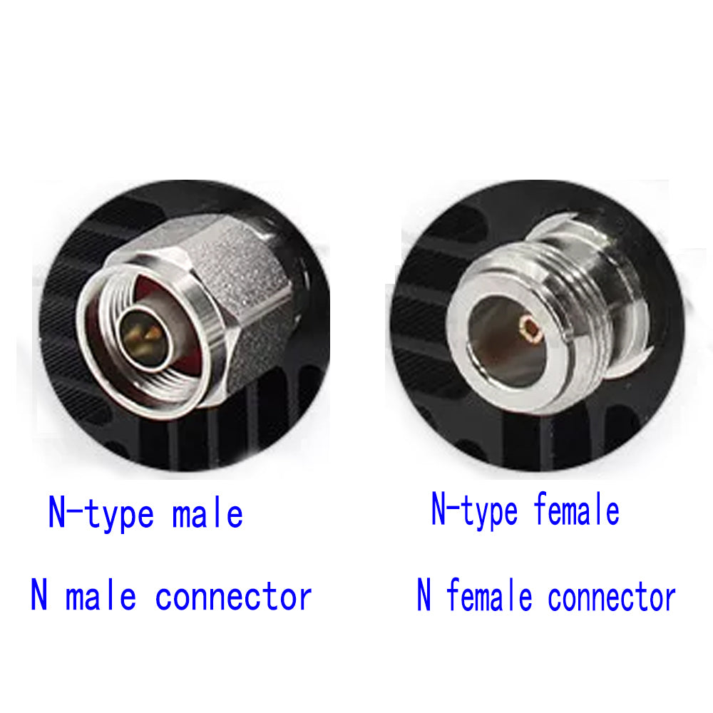 High Power 400W N RF Coaxial Fixed Attenuators DC - 3GHz 20,30,40,50,60dB Male in And Female Out